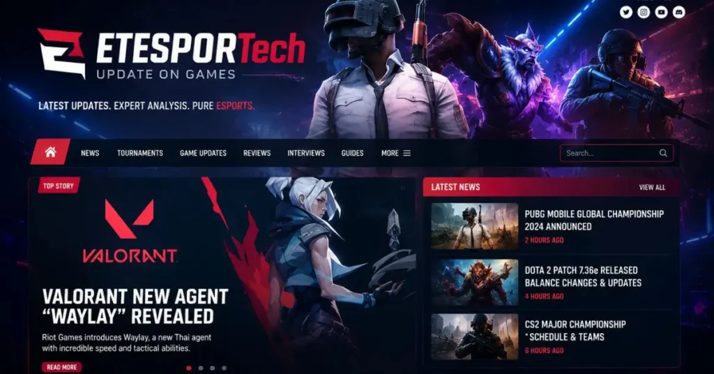 Etesportech Update on Games - TechBllion
