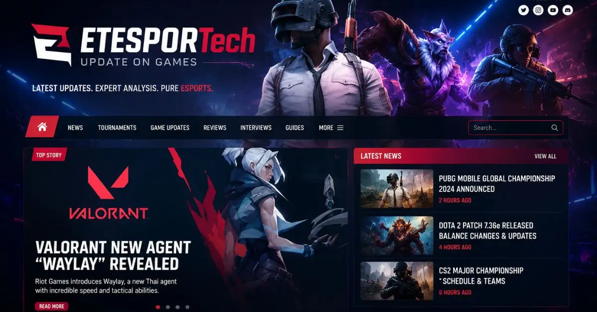 Etesportech Update on Games - TechBllion